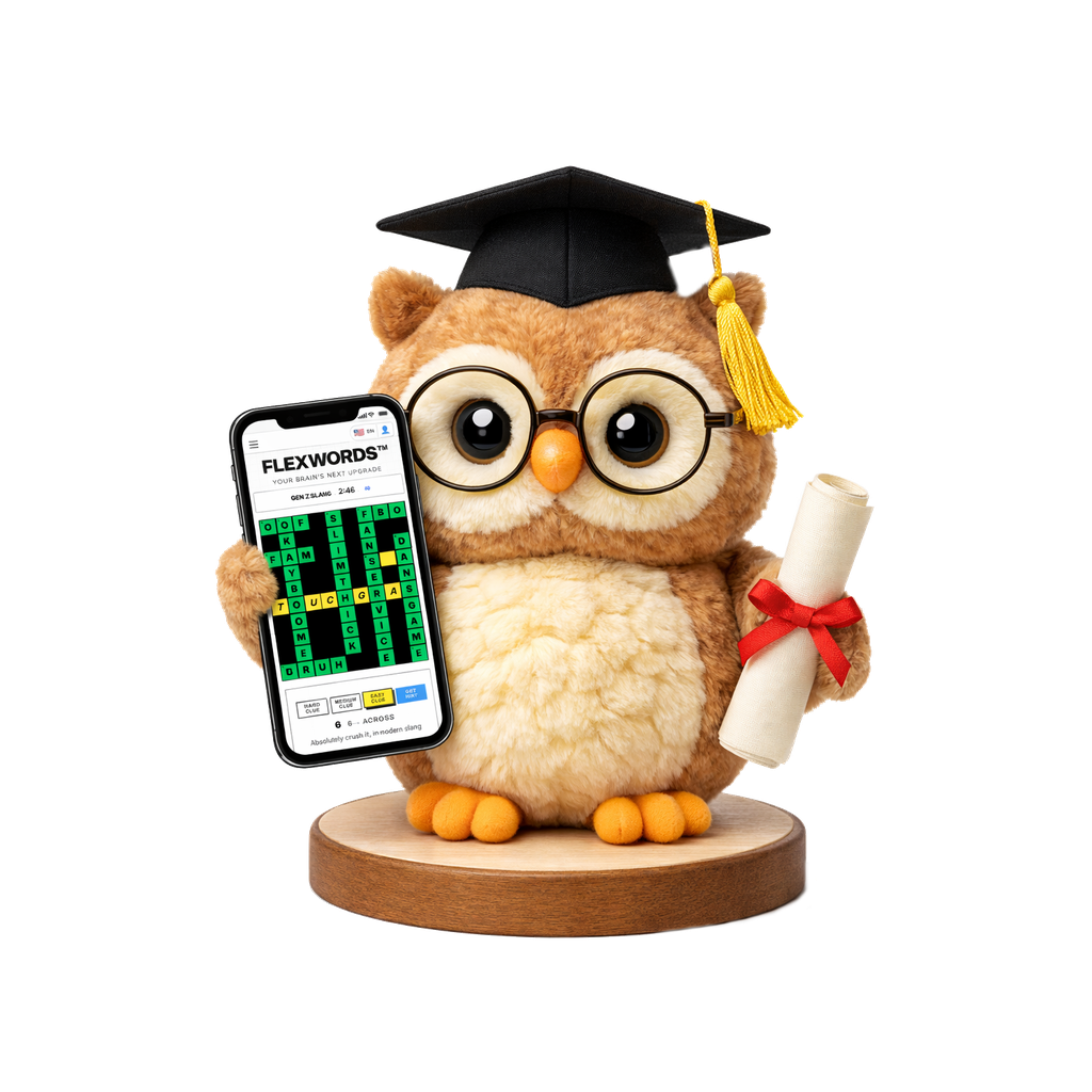 FlexWords Owl Mascot
